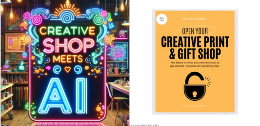 The Creative Hustle Bundle: Digital Products, Building a Print & Gift Empire plus AI.